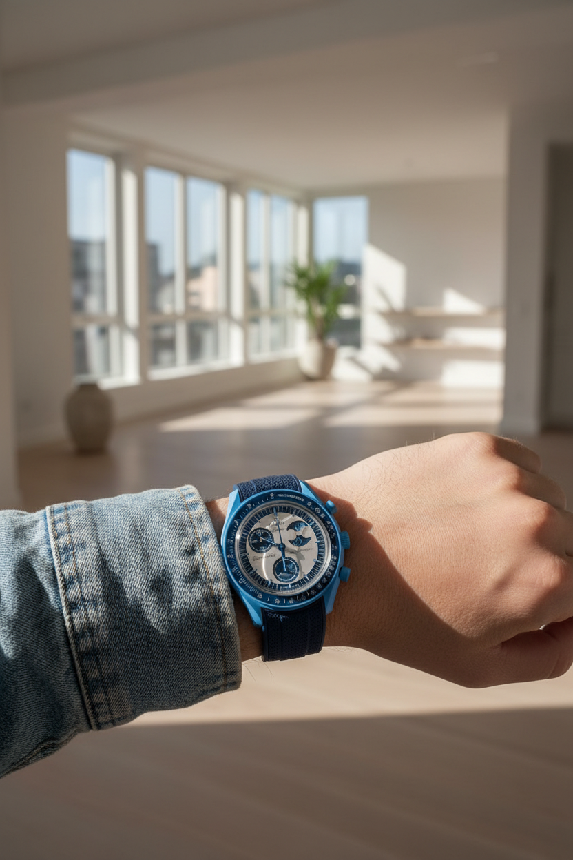 KINETIC LAB - COMPATIBLE FOR SWATCH OMEGA (SILICONE)