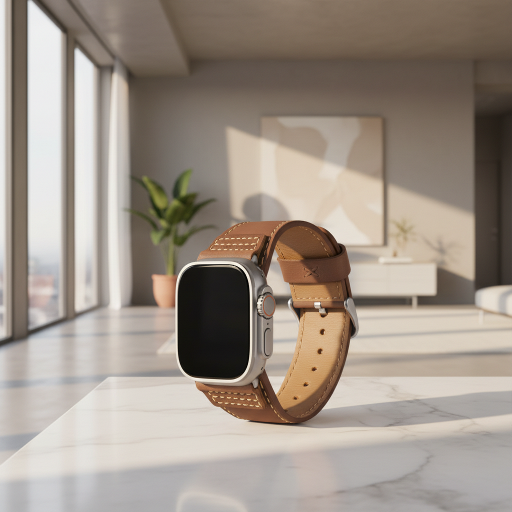 APEX LAB - COMPATIBLE FOR APPLE WATCH (LEATHER)