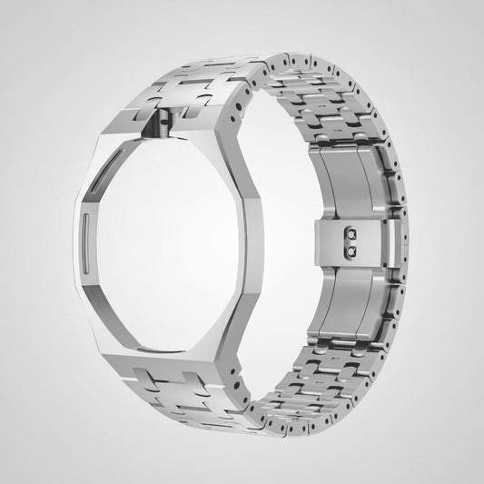 316 Stainless Steel Case Band Mod Kit Compatible with Swatch Royal Pop for Men Women Watches Replacement