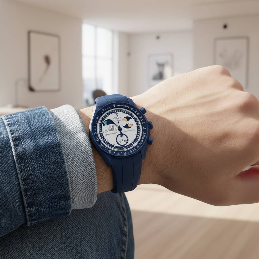 KINETIC LAB - COMPATIBLE FOR SWATCH OMEGA (SILICONE)